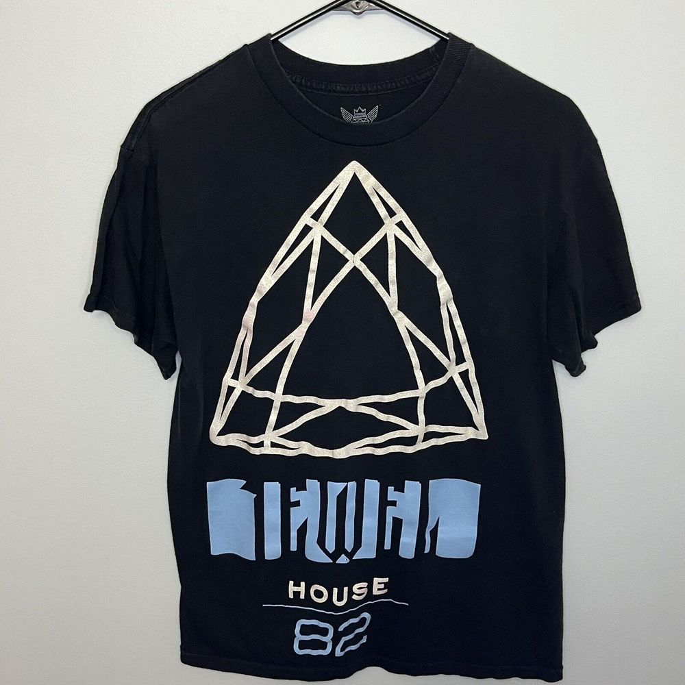 Jewel House 82 Mens T Shirt Black Graphic Tee Medium Short Sleeve Crew Neck VGC